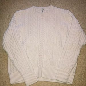 White Oversized Sweater